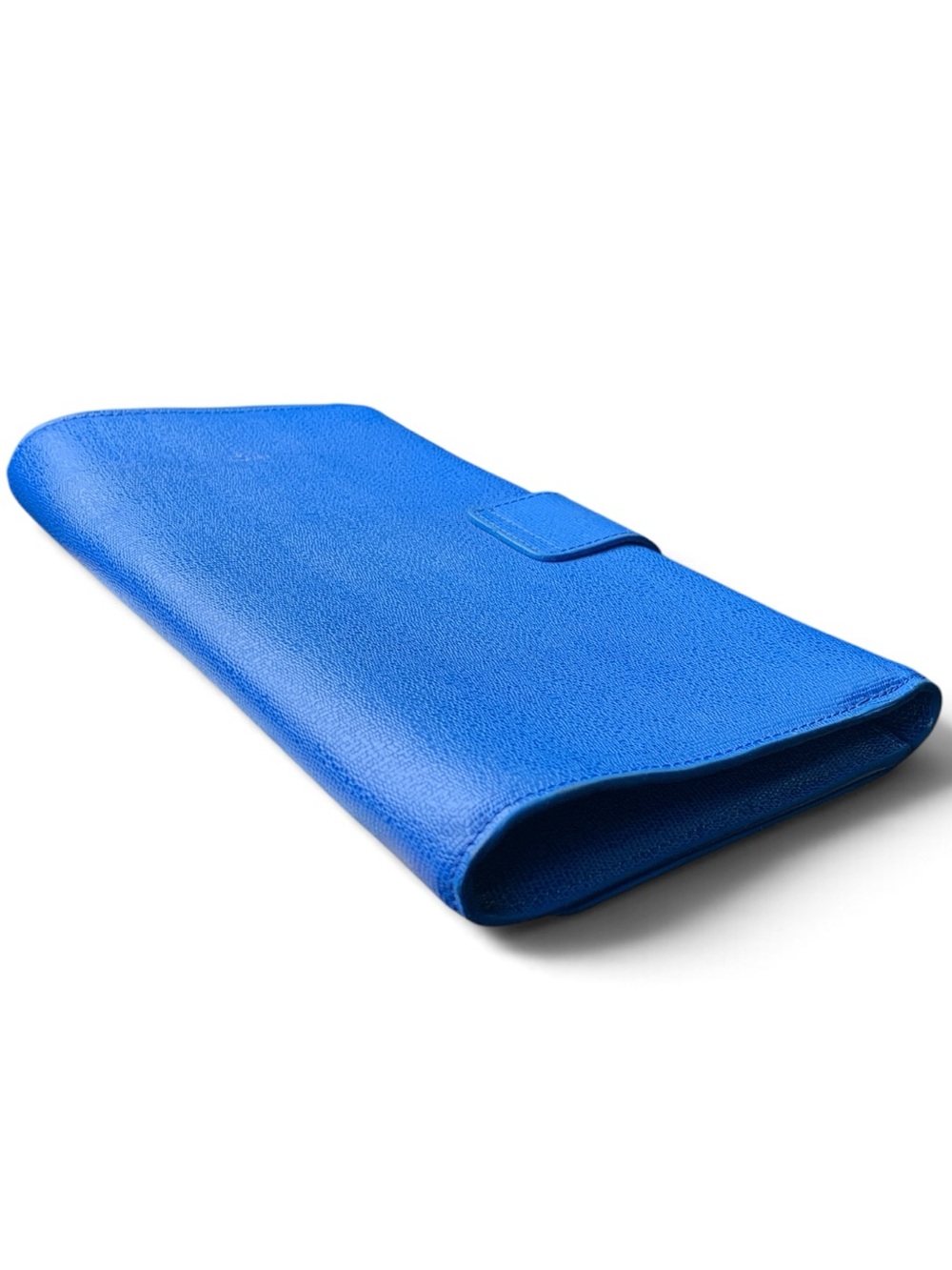 YVES SAINT LAURENT Cobalt Blue Leather Clutch - Picture 3 of 7